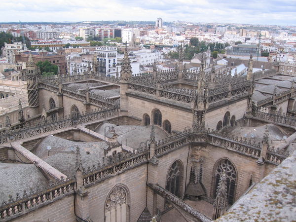 Vue du haut de la tour de la cathedrale