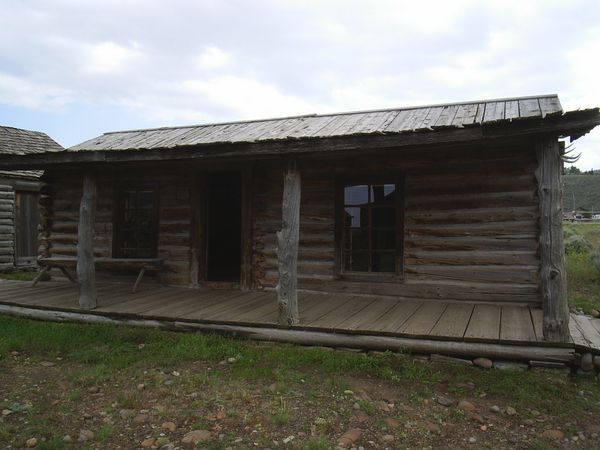 Butch Cassidy and the Sundance Kid's cabin - moved from the original hole-in-the-wall location