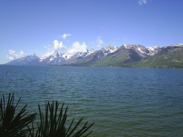 The first close view of the Tetons