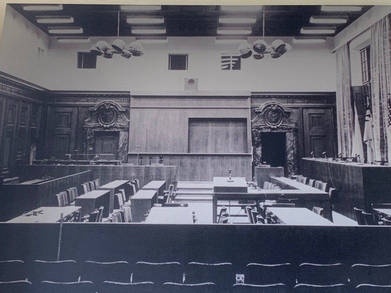 How Courtroom 600 looked in 1946
