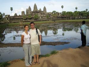 Outside Angkor Wat