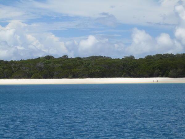 Approaching Whitehaven Beach