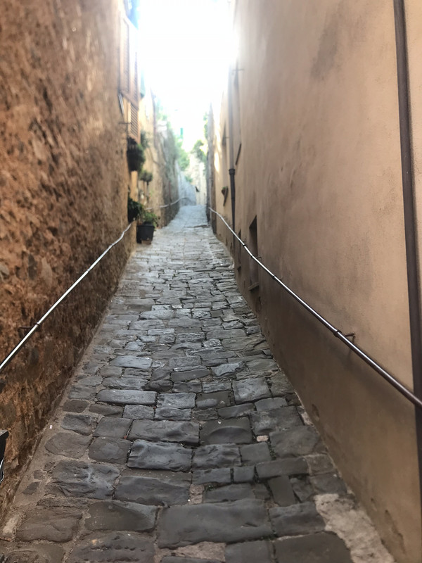 Narrow streets- Montalcino