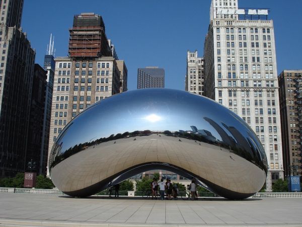 Giant Reflective Bean (Chicago)