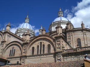 huge church in Cuenca