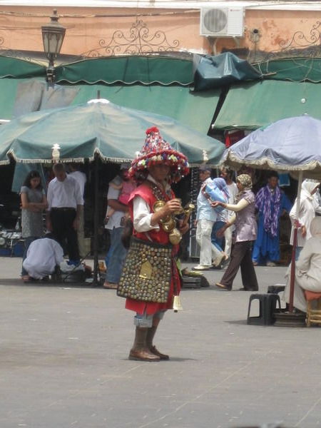 performer in Marrakesh