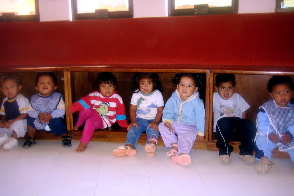 kids at Niños del Capitan day care