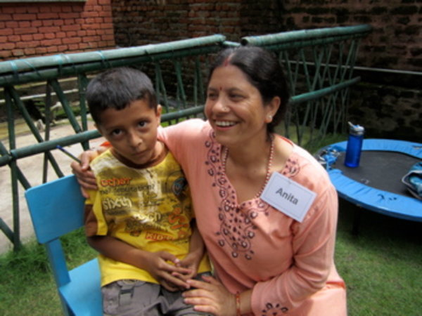 Anita and her son Pryshant