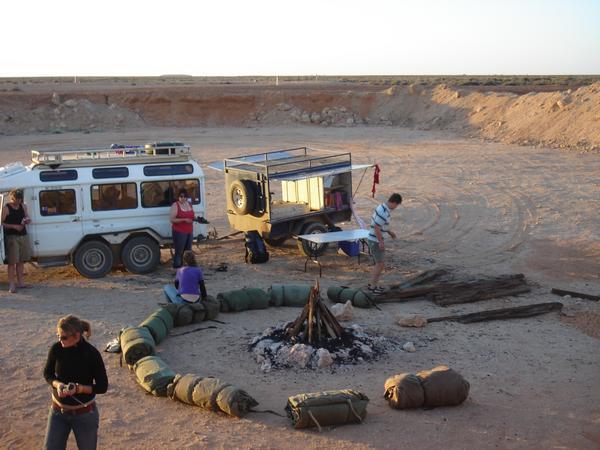Camp in the Outback