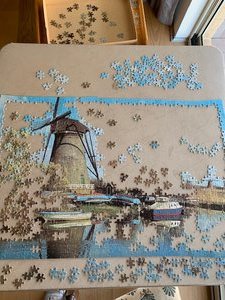 The half finished jigsaw