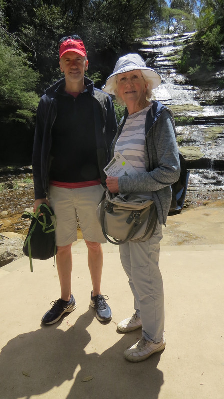 Graeme and Winks at the Katoomba Cascades