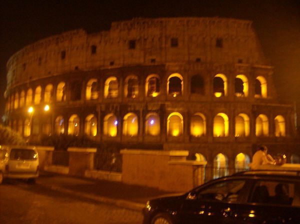 The Colisseum at night