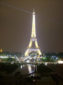Paris- Eiffel Tower at night
