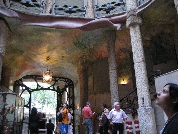 More of the lobby of Le Pedrara