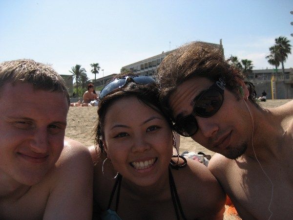 Beach with Backpackers!