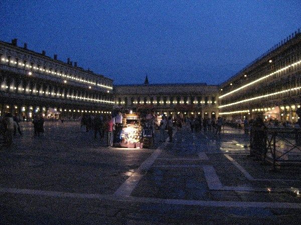 St Mark's Square at night