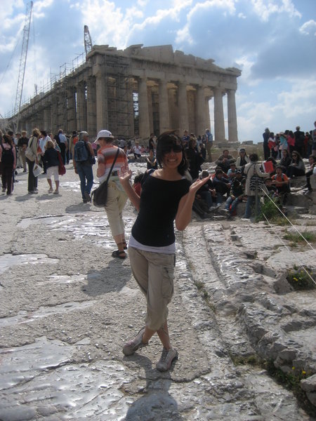 At the Acropolis!