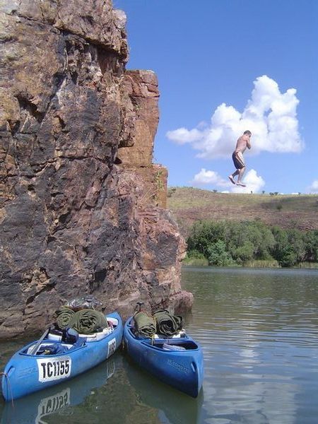 Extreme sports in the outback