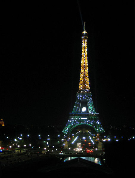 The Eiffel Tower Sparkles