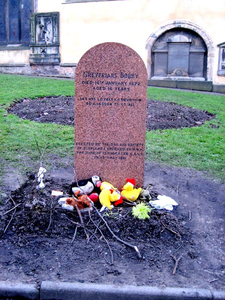 Greyfriar Bobby's grave