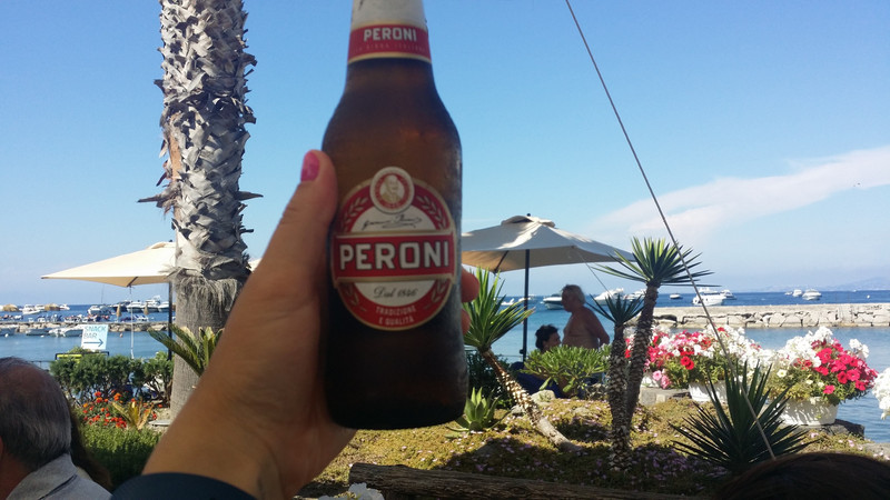 Peroni for lunch!