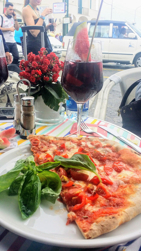 Last pizza on Capri