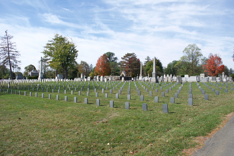Confederate Burial area Local Cemetery