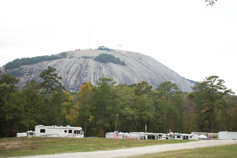 Stone Mountain from Campground