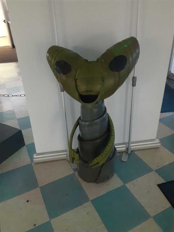 Alien made from tires