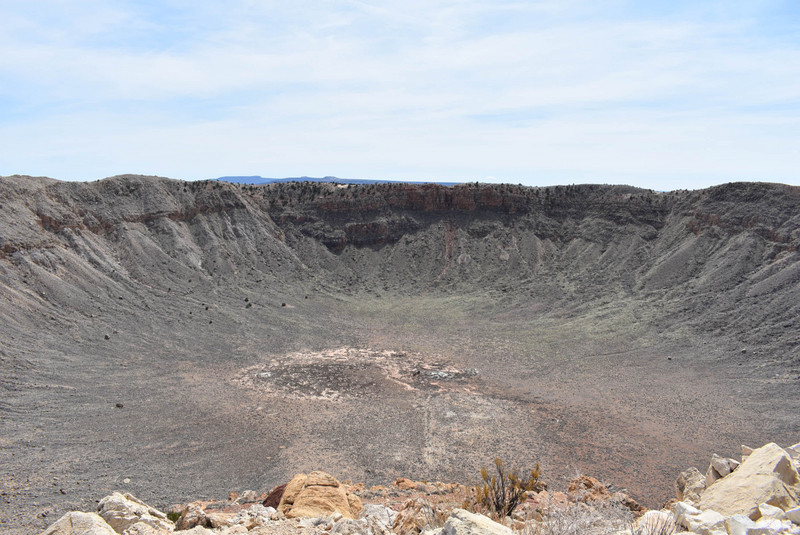 Meteor Crater Rim View