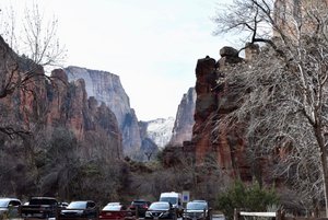View at end of Zion Scenic Drive
