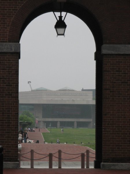National Constitution Center in the distance