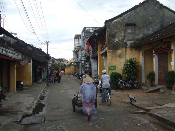Typical Hoi An street scene.