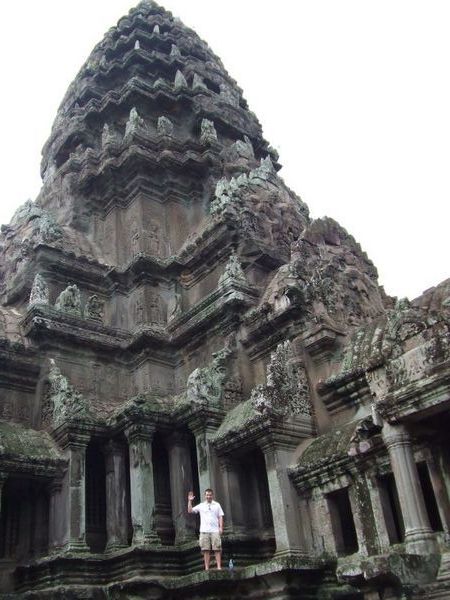 Big Angkor Wat...small Lorin.