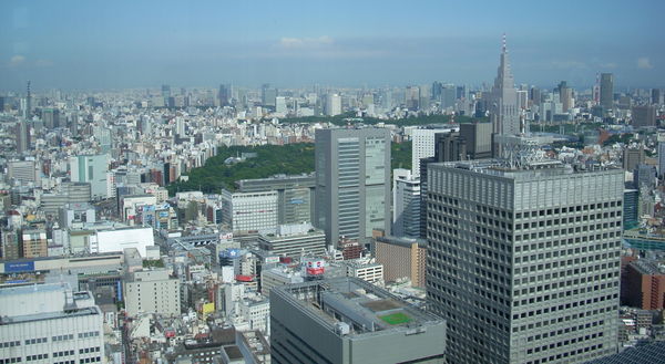View of Tokyo from Tokyo Metro Govt Bldg