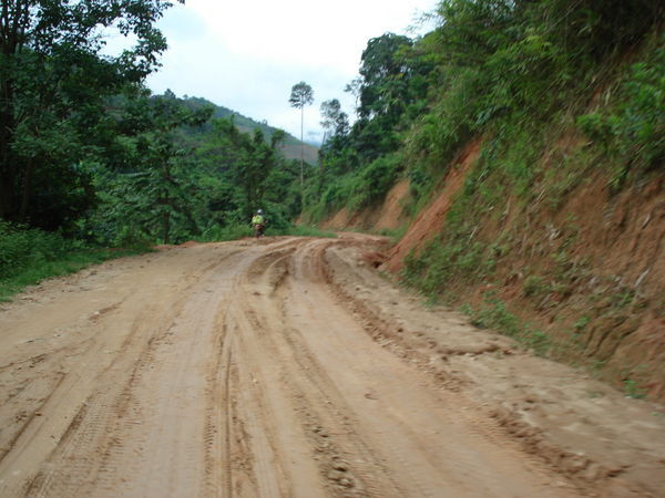 Start of the mud road