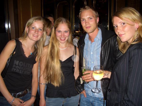 Beata, Me, Petter and Therese