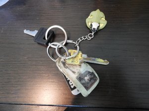 Two keys, a sloth, and Uma