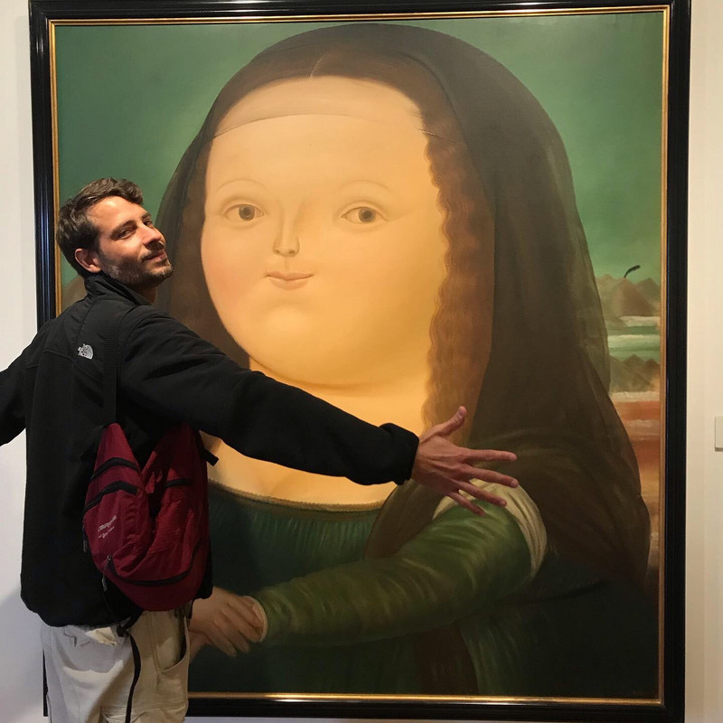 Marco with the chubby Monalisa