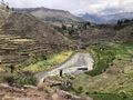 Beautiful green landscapes of the Colca