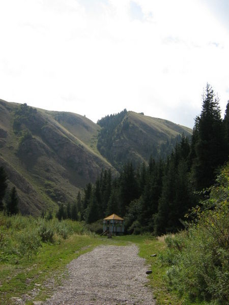 a dacha in the mountains