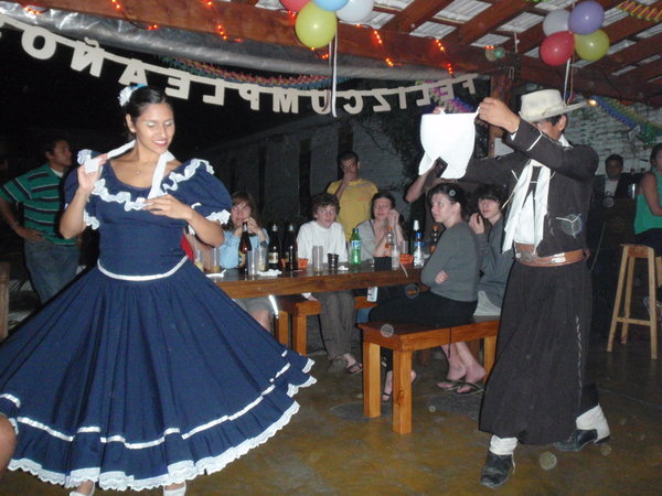 Dancers at the Hostels 15th aniversary.