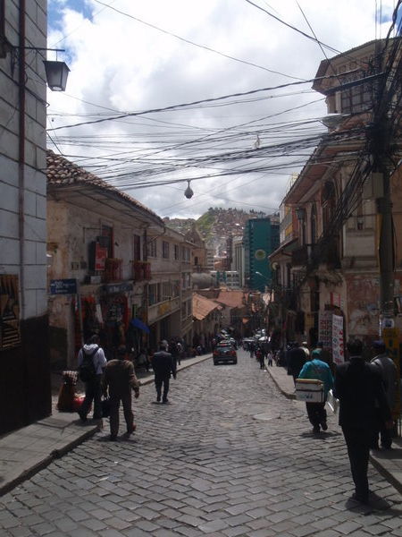 Another awesome street in La Paz.