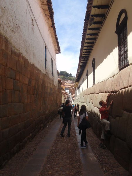 The beautiful small streets of Cusco.