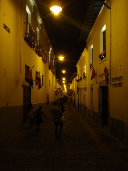 Night time in Old Town.