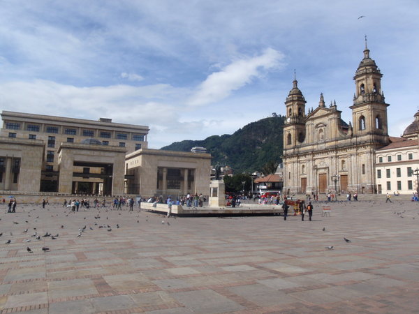 The Centre Square in the Old Town of Bogota