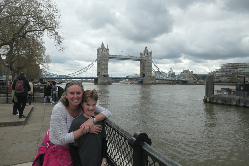We love mummy at Tower Bridge