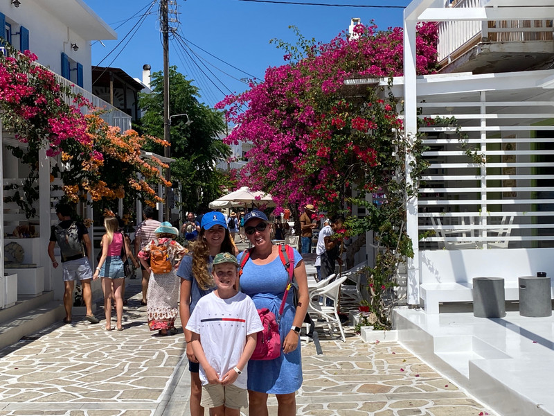 Strolling the streets of Antiparos