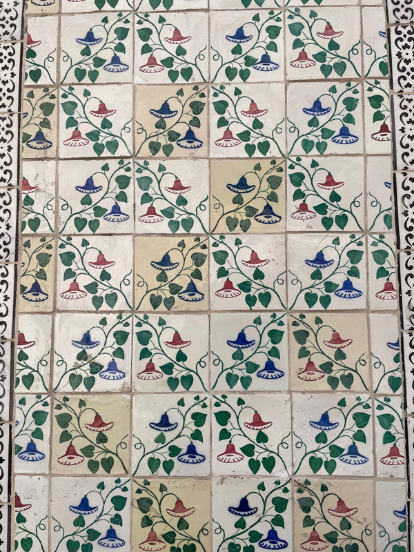 Beautiful tiles in Lisbon 