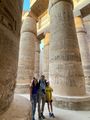 Inside the hypostyle hall